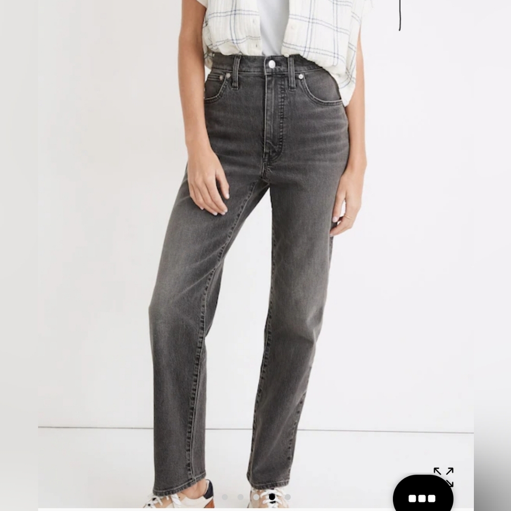 Madewell Curvy Perfect Vintage Black Jeans 18w